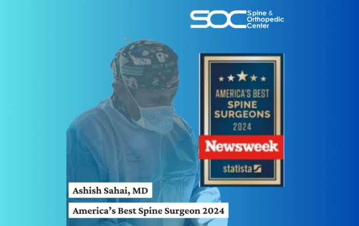Dr Sahai America's Best Spine Surgeon 2024